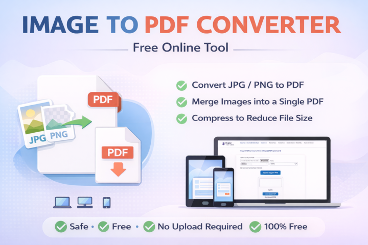 Free Image to PDF Converter Online – JPG PNG to PDF Tool